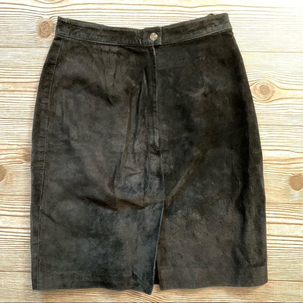 Global Identity G-III Vintage Leather Suede Skirt